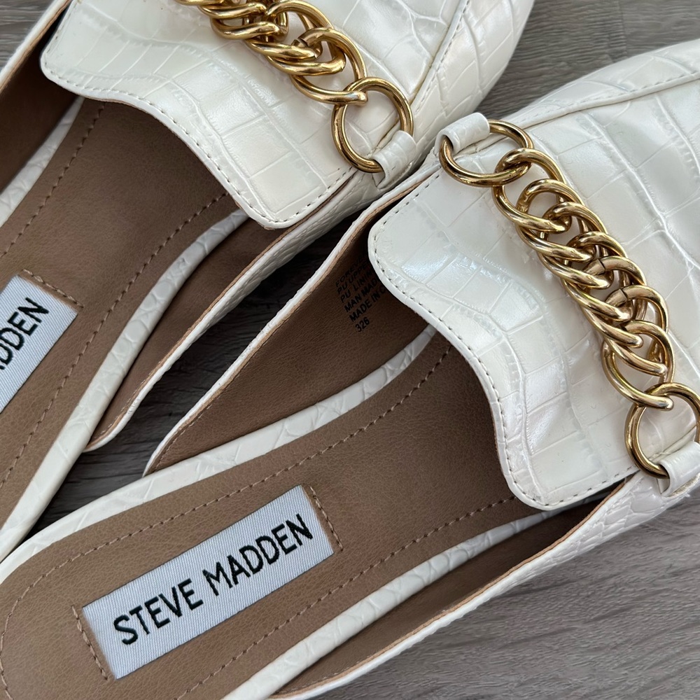 Steve Madden Forever Chain Pointed Toe Mule - Bon… - image 6